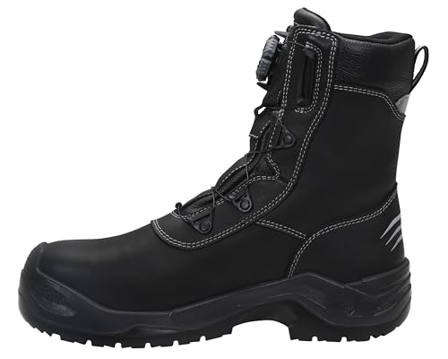 ELTEN Sicherheitsschuhe Joschi BOA GTX ESD S3 CI, Damen und Herren, Leder, Aluminiumkappe (Leichter als Stahlkappe), robust, Schwarz Schwarz 42 von ELTEN