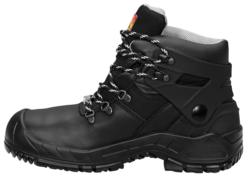 ELTEN Sicherheitsschuhe Renzo Biomex GTX ESD S3 CI, Damen und Herren, Leder, Stahlkappe, robust, Schwarz Schwarz 49 von ELTEN