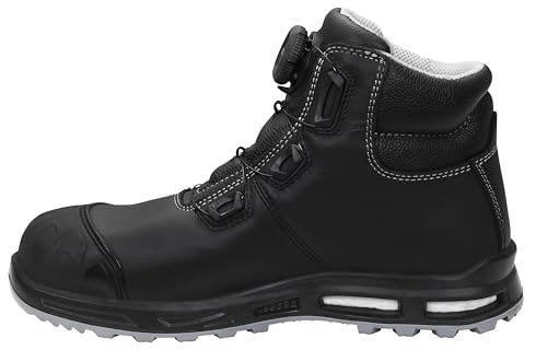 ELTEN Sicherheitsschuhe Reaction XXT Pro BOA Mid ESD S3, Damen und Herren, Leder, Kunststoffkappe (Leichter als Stahlkappe), leicht, robust Schwarz 40 von ELTEN