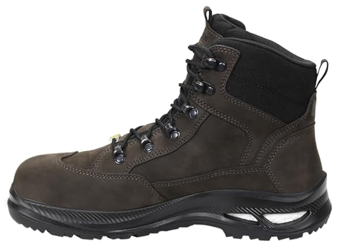 ELTEN Sicherheitsschuhe Thelon XXG GTX brown Mid ESD S3 HI CI, Damen und Herren, Leder, Kunststoffkappe (leichter als Stahlkappe), leicht, robust Braun 42 von ELTEN