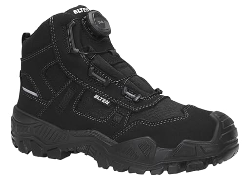 ELTEN Unisex Mike BOA Black Mid ESD S3S Sicherheitsstiefel, 44 EU ELTEN Unisex Mike BOA Black Mid ESD S3S Sicherheitsstiefel, 44 EU von ELTEN