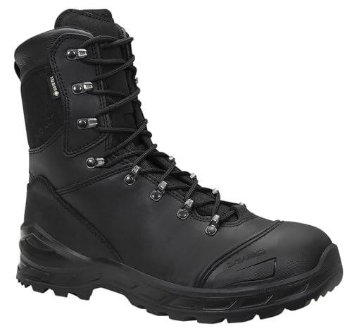 LOWA Sicherheitsschuhe Seeker Work LX Pro GTX S3S CI, Damen und Herren, Leder, Stahlkappe, leicht, robust 43, Schwarz von ELTEN