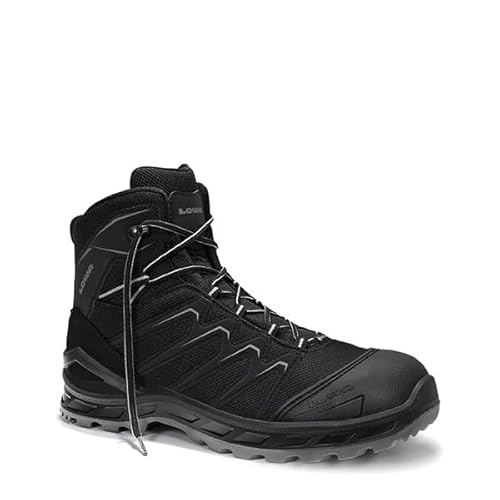 Sicherheitsstiefel LARROX Work GTX black-grey Mid S3 CI Gr. 45 - LOWA Work Collection von ELTEN