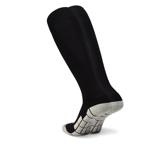 ELUTONG Fußballsocken Kinder, 1 Paar Unisex Fußballstutzen Trainingssocken Elastische Sportsocken, Bequem und Atmungsaktiv Rutschfeste Sockenstutzen für Fußball Laufen Basketball 33-38 von ELUTONG