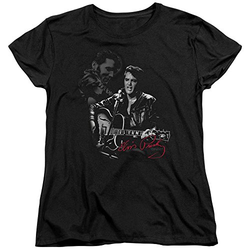 Elvis - Show Stopper Damen-T-Shirt in Schwarz, Large, Black von ELVIS PRESLEY