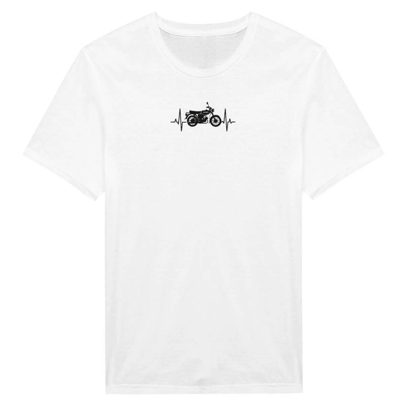Simson Ddr T-Shirt Herzfrequenz Frontdruck Simson Ddr T-Shirt Herzfrequenz Frontdruck von ELVOMAOnline