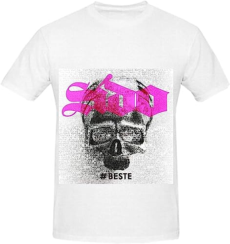 Sido Beste Jazz Men Round Neck Custom Shirts White Size 3XL von ELfcAt