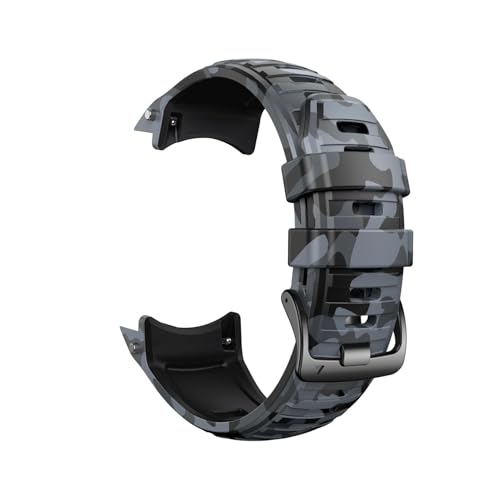 26-mm-Gurt passend for Garmin Instinct 2X Solar. Silikonband for Instinct 2X Solar Tactical Edition. Ersatzarmband(Camo Grey,For Instinct 2X solar) von EMAIGlPO