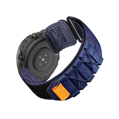 Buntes Nylonband, passend for Huami Amazfit T Rex 2 3 Pro Ersatzarmband(Blue,FOR T-REX OR T-REX PRO_S) von EMAIGlPO