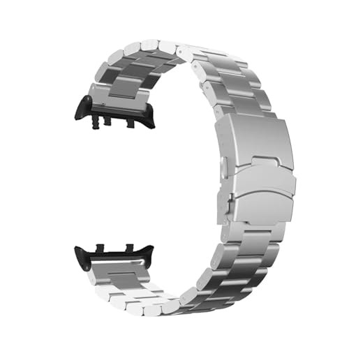 EMAIGlPO Edelstahl Business Metallband Passend for Huawei Watch D2 Ersatzarmband(Silver-B) von EMAIGlPO