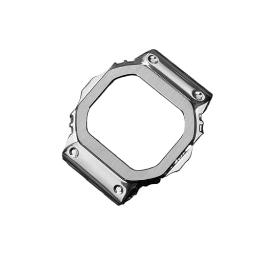 EMAIGlPO Passend for GSHOCK Casi DW5600 GW-B5600 GW-M5610, modifiziertes Gehäuse oder Armband, Herrenarmband-Zubehör(Silver case,For DW 5600) von EMAIGlPO