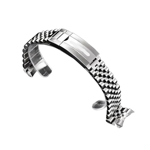 EMAIGlPO Passend for Pagani Design 316L-Armband, silbernes Jubiläumsarmband, geeignet for PD1661 PD1662, 20 mm, wasserdichtes Armband(FIveBeadStrap) von EMAIGlPO