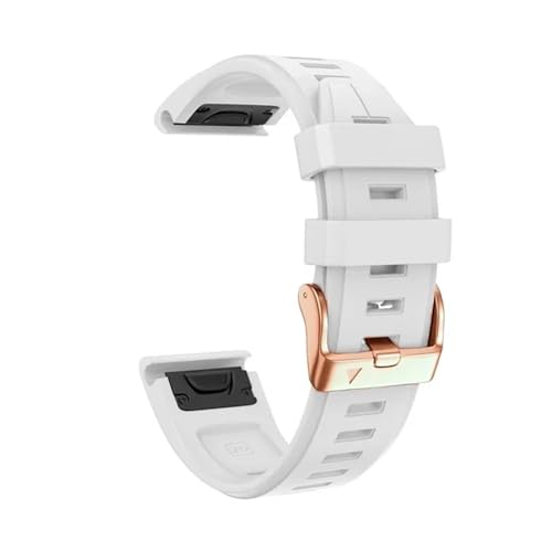 Uhrenarmband passend for Garmin Fenix ​​8 43 mm/Epix Pro 7S 6S Pro/5S Plus, Silikon, 20 mm, Armband(White 02,For Fenix 5S 5SPlus) von EMAIGlPO