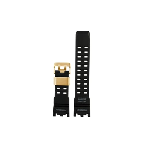 EMAIGlPO Wasserdichtes Sportarmband aus Harz, passend for das Ersatzarmband der for G-Shock GWG-2000-Serie(Black gold) von EMAIGlPO
