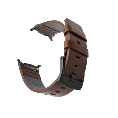 Lederarmband passend for Samsung Galaxy Watch 7 Ultra 47 mm Sportarmband passend for Galaxy Watch 7 Ultra Band Armband Zubehör Correas(Coffee bk) von EMAIGlPO