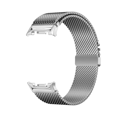 Milanese Edelstahlband passend for Samsung Galaxy Watch 8 40 mm 44 mm 8Classic 46 mm Armband(Silver,For Galaxy Watch 8 44mm) von EMAIGlPO