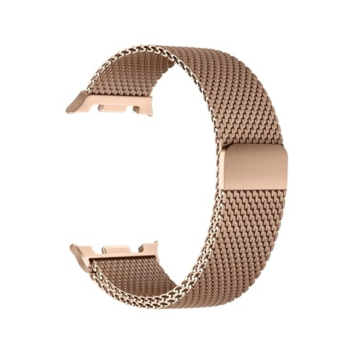 Milanese Loop-Band passend for Samsung Galaxy Watch 8 Armband 40 mm 44 mm/Watch 8 Classic 46 mm Edelstahlarmband(Rose gold,For Galaxy 8 classic) von EMAIGlPO