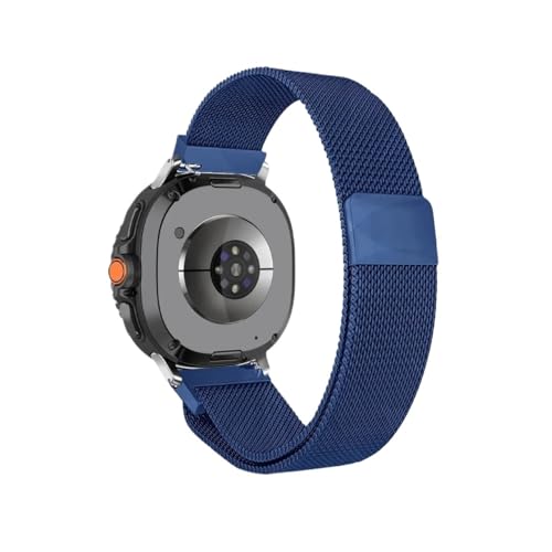 Milanese Loop Strap passend for Samsung Galaxy Watch 8/8 Classic Metalllegierung Armband(Blue,For GalaxyWatch8 Classic) von EMAIGlPO