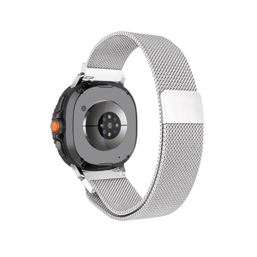 Milanese Loop Strap passend for Samsung Galaxy Watch 8/8 Classic Metalllegierung Armband(Silver,For Galaxy Watch 8 40mm) von EMAIGlPO