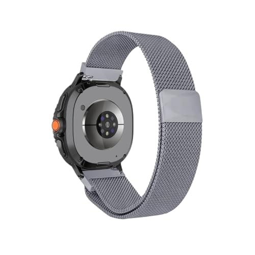 Milanese Loop Strap passend for Samsung Galaxy Watch 8/8 Classic Metalllegierung Armband(Space Gray,For Galaxy Watch 8 40mm) von EMAIGlPO