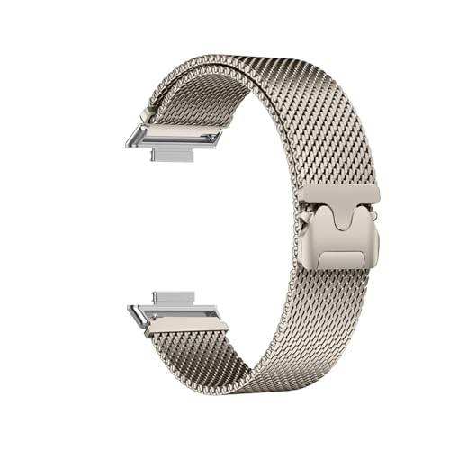 Milanese Strap Fit for Huawei Uhr Fit 3 2 1 Metall Schleife Ersetzen Armband(Titanium color,For huawei fit 2) von EMAIGlPO