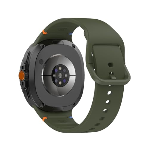 Passende Passform for Samsung Watch 8/8 classic, silikonfarbenes Schnallenarmband(Army green,20MM For Samsung Watch 8) von EMAIGlPO