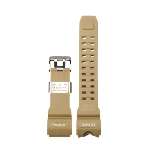 Ringband aus Harzstahl, passend for Casio GWG1000-Ersatzband(Khaki-S) von EMAIGlPO