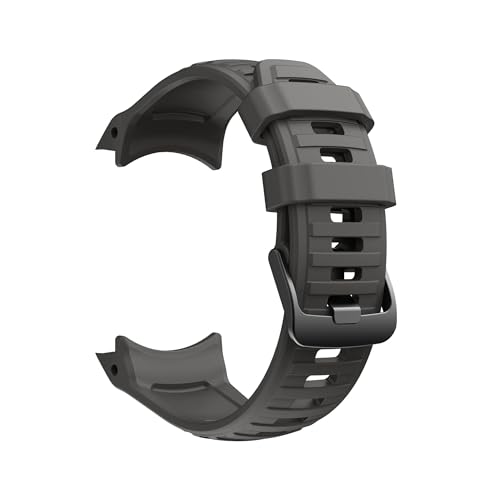 Silikonarmband passend for Garmin Instinct 2X Solar/Instinct 3 50 mm Ersatzarmband(Graphite Grey,For Instinct 2X) von EMAIGlPO