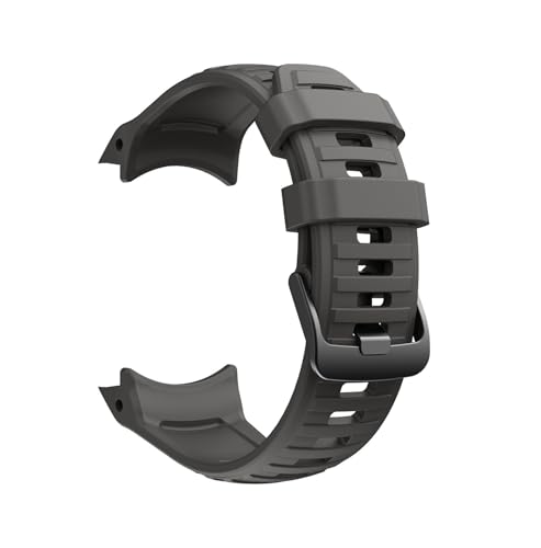 Silikonband passend for Garmin Instant 2X 26 mm Ersatzarmband(Graphite grey) von EMAIGlPO