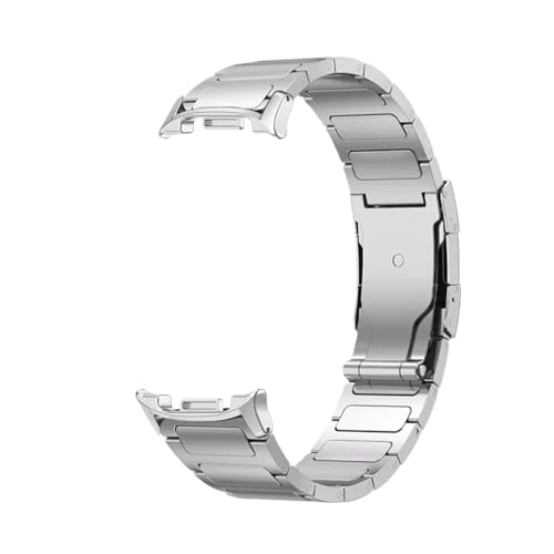 Titan-Metallarmband passend for Samsung Galaxy Watch 8Classic 46 mm/8 40 mm 44 mm/Ultra 47 mm Armband(Silver,For Watch 8 Classic 46mm) von EMAIGlPO