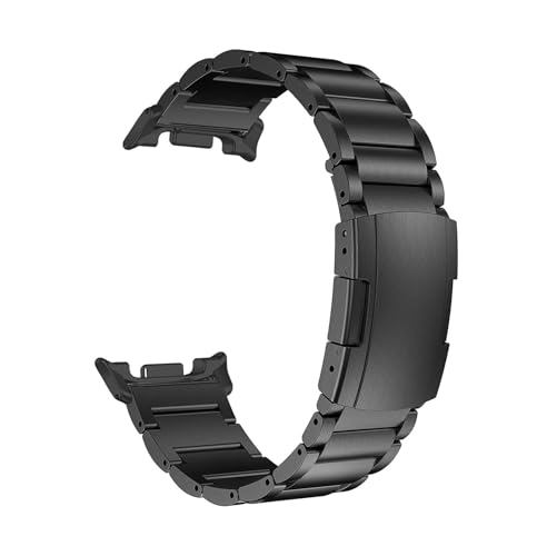 Titanband Metallarmband passend for Samsung Galaxy Watch 8 40 mm 44 mm 8 Classic 46 mm Armband(Black,For Galaxy Watch 8 40mm) von EMAIGlPO