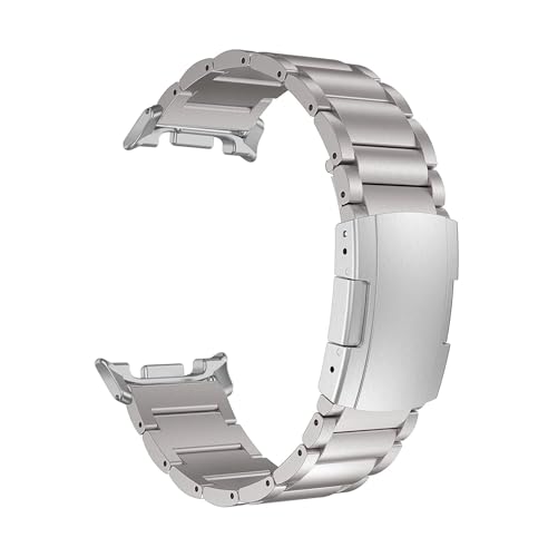 Titanband Metallarmband passend for Samsung Galaxy Watch 8 40 mm 44 mm 8 Classic 46 mm Armband(Silver,For Galaxy Watch 8 44mm) von EMAIGlPO