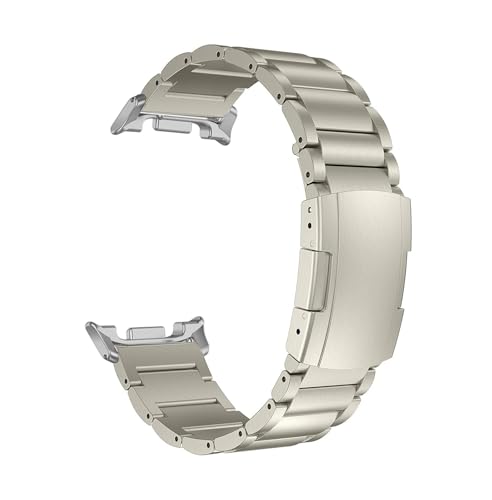 Titanband Metallarmband passend for Samsung Galaxy Watch 8 40 mm 44 mm 8 Classic 46 mm Armband(Titanium Silver,For Galaxy Watch 8 40mm) von EMAIGlPO