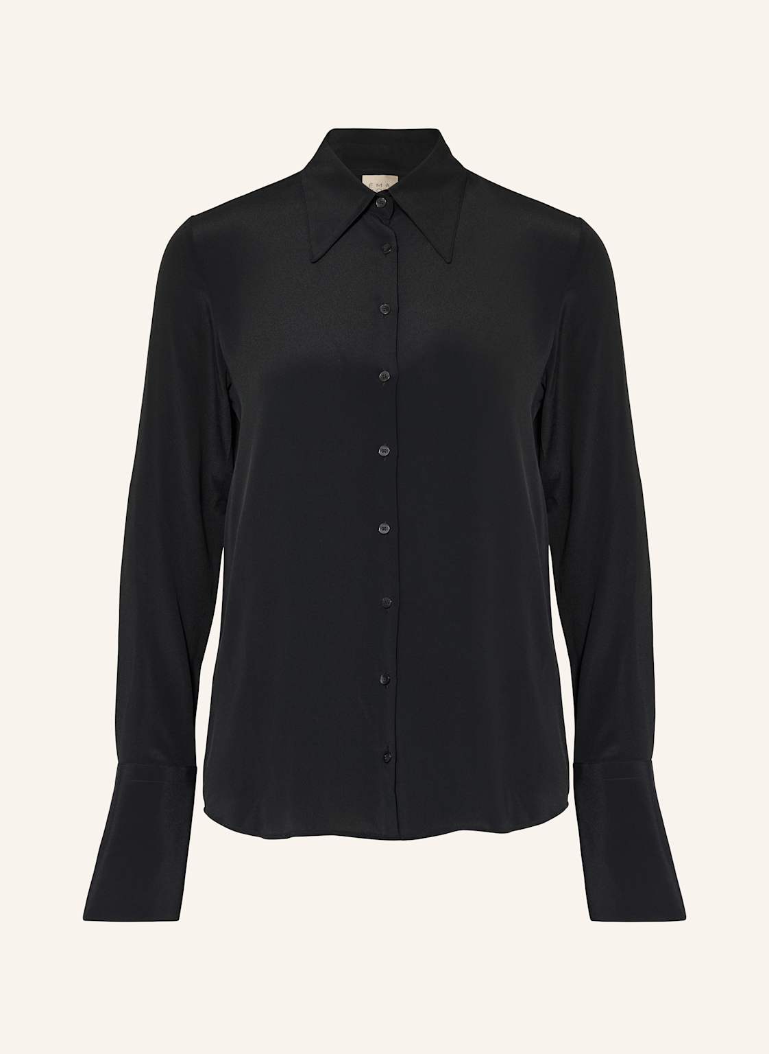 Émanou Hemdbluse Mit Seide schwarz von ÉMANOU