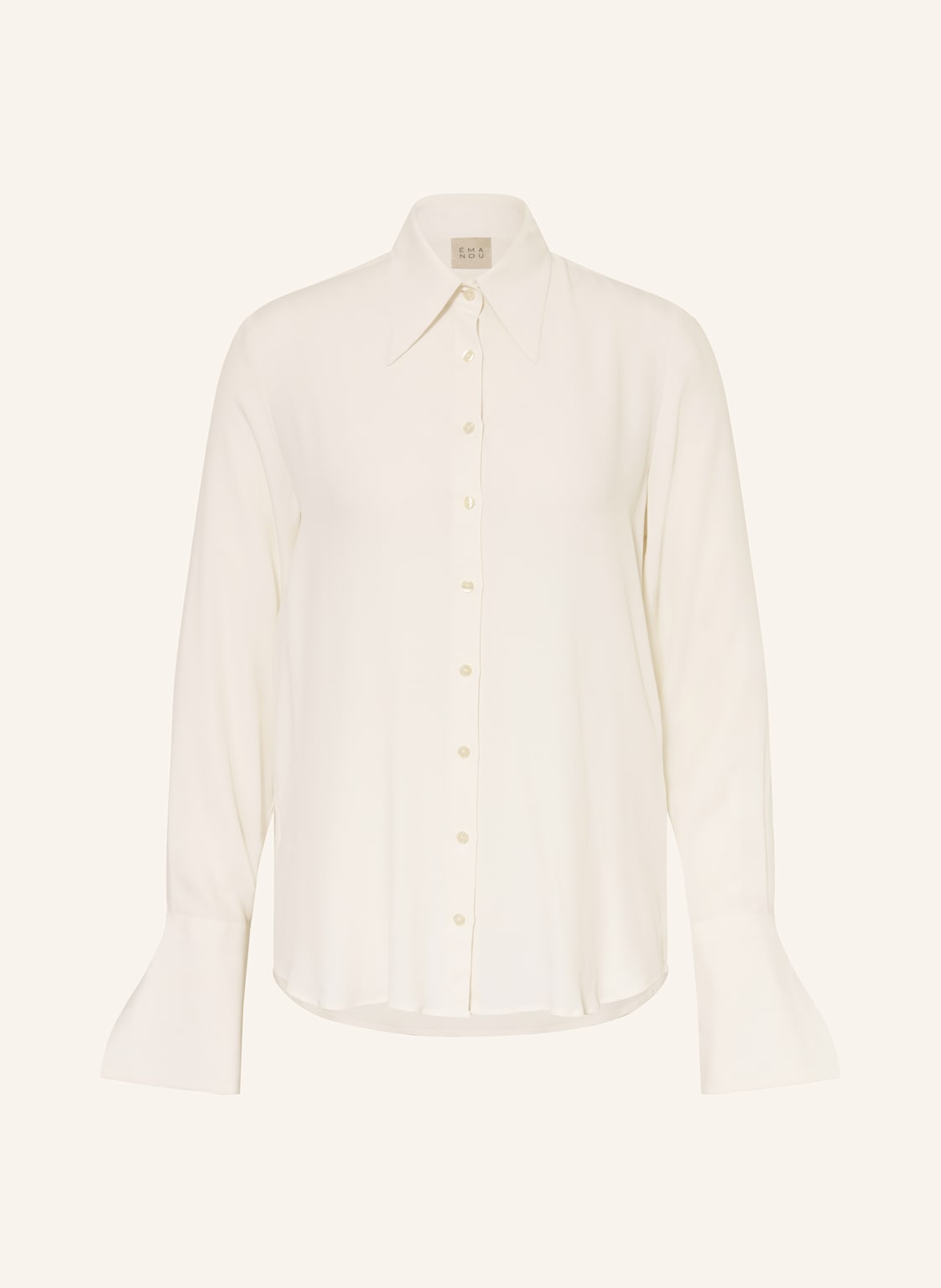 Émanou Hemdbluse Mit Seide weiss von ÉMANOU