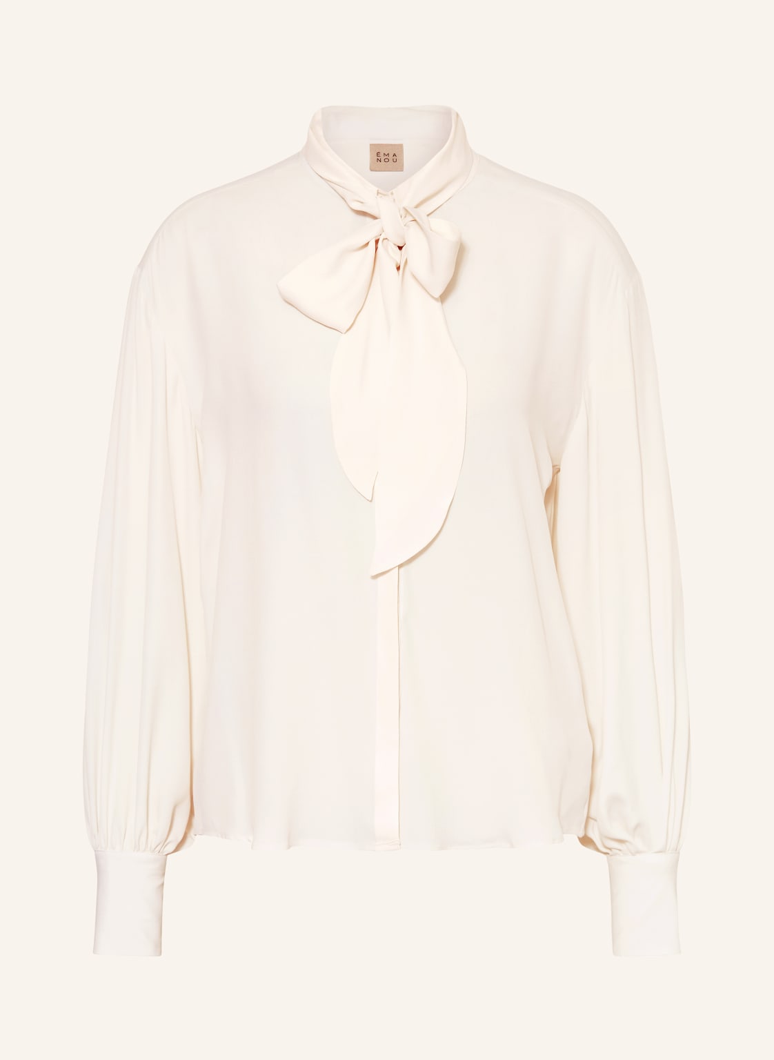 Émanou Schluppenbluse Mit Seide weiss von ÉMANOU