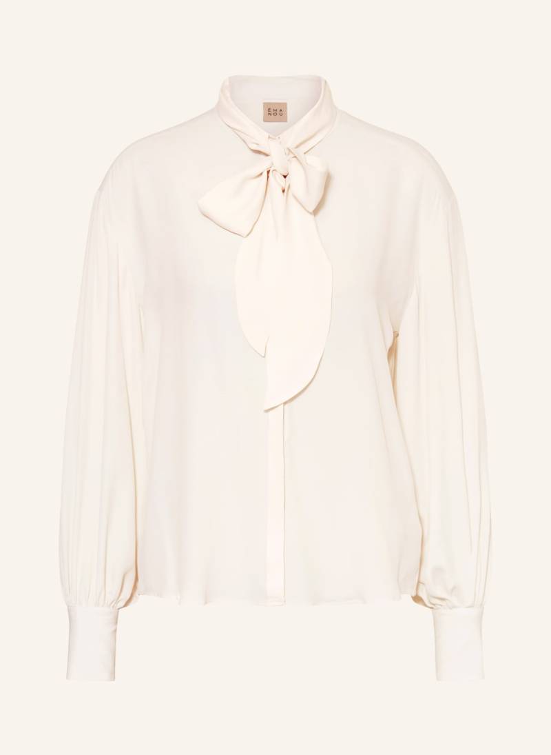Émanou Schluppenbluse Mit Seide weiss von ÉMANOU