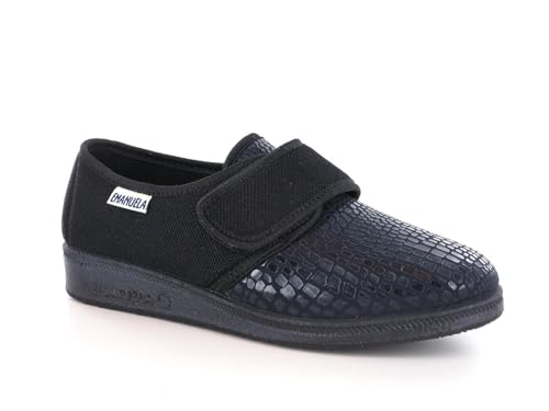 EMANUELA EMAN649 Damen-Hausschuh, Schwarz , 41 EU von EMANUELA