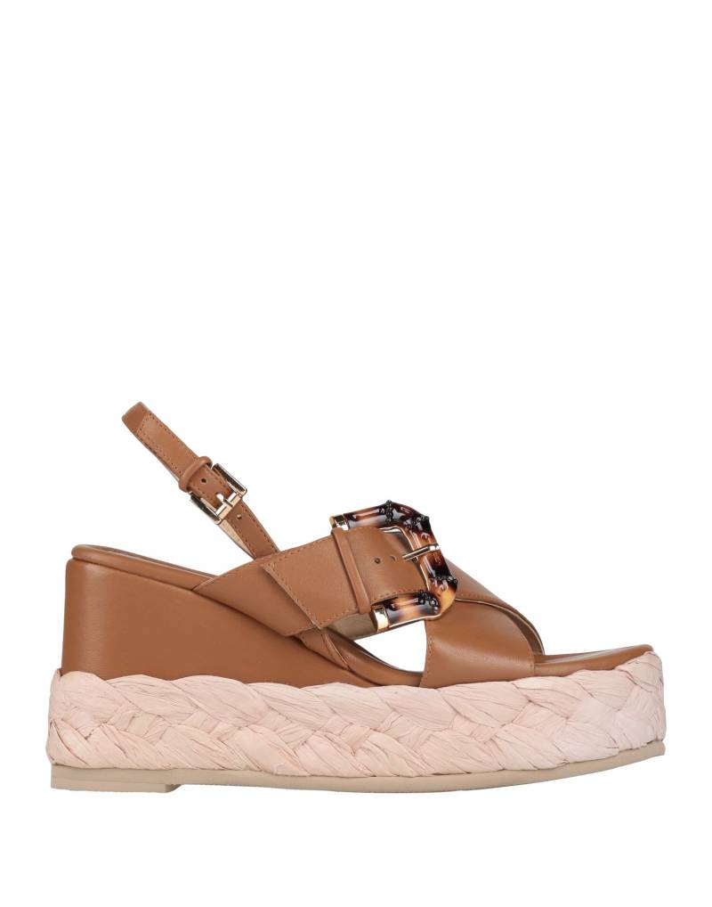 EMANUÉLLE VEE Espadrilles Damen Braun von EMANUÉLLE VEE