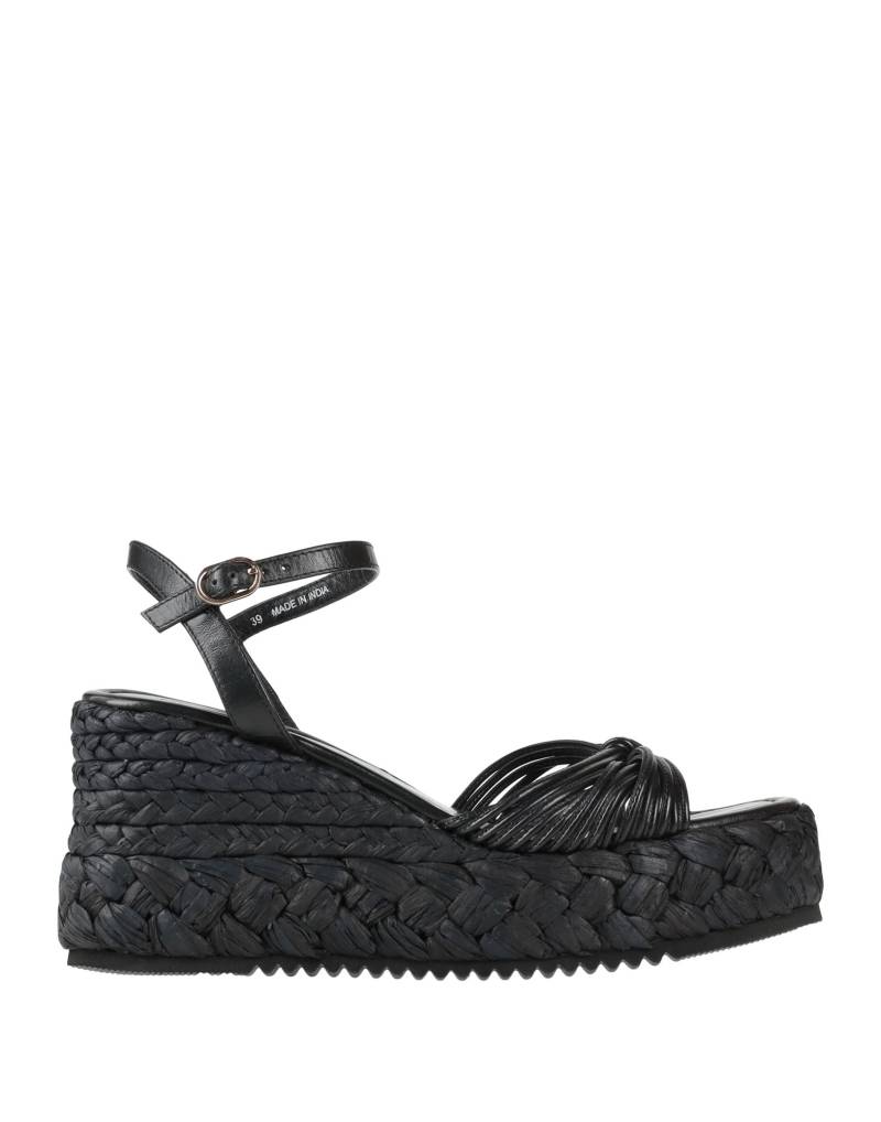 EMANUÉLLE VEE Espadrilles Damen Schwarz von EMANUÉLLE VEE