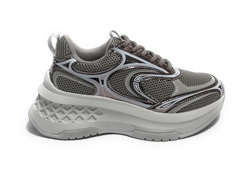 Emanuélle Vee Arcade Damenschuhe Sneaker, Pewter Dark Grey, 38 EU von EMANUELLE VEE