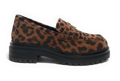 Emanuélle Vee Damenschuhe Mokassin Indira, Leopard, 38 EU von EMANUELLE VEE
