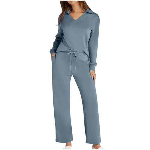 EMATOP Damen Sportanzug Set Lange Zweiteiler Jogginganzug Langarm Lässig Trainingsanzug Elegant Yoga Outfit mit Taschen Freizeitanzug Leicht Sportlich Tracksuit Einfarbig Mode Hausanzug EMATOP Damen Sportanzug Set Lange Zweiteiler Jogginganzug Langarm Lässig Trainingsanzug Elegant Yoga Outfit mit Taschen Freizeitanzug Leicht Sportlich Tracksuit Einfarbig Mode Hausanzug von EMATOP