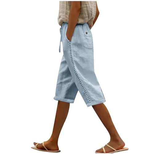 EMATOP befristetes Angebot Heute Sommer Kurze Hose Damen Leinen Bermuda Shorts High Waist Sommershorts Leicht Einfarbig Leinenshorts Taschen Sporthose Elegant Baumwolle Strandshorts Freizeithose EMATOP befristetes Angebot Heute Sommer Kurze Hose Damen Leinen Bermuda Shorts High Waist Sommershorts Leicht Einfarbig Leinenshorts Taschen Sporthose Elegant Baumwolle Strandshorts Freizeithose von EMATOP