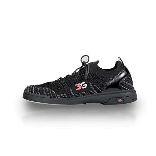 Bowlingschuhe – 3G Ascent – Bowling Schuh – Sportlich Leicht Männer – Komfortabler Herren Schuh – Rechtshand – Schwarz - 41,5 (EU) von EMAX Bowling Service GmbH MAXIMIZE YOUR GAME