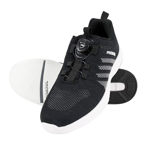 EMAX | Pro Bowl - Supro - Bowling-Schuhe Herren Damen Erwachsene | Bowling Schuh mit Fit-Go Schnürsystem (Schwarz Weiß, EU Schuhgrößensystem, Erwachsene, Herren, Numerisch, M, 42) von EMAX Bowling Service GmbH MAXIMIZE YOUR GAME