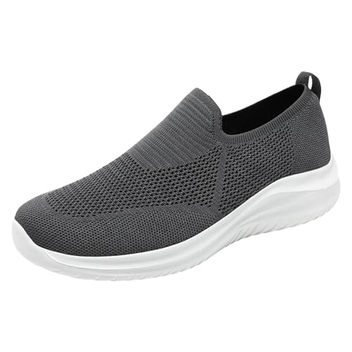 Atmungsaktive Sneaker Herren, Jogging Schuhe, Mesh Atmungsaktiv Bequeme Walkingschuhe Outdoor Laufschuhe Soft Sole Freizeitschuhe Trendy Turnschuhe Reiseschuhe Fitnessschuhe Joggingschuhe von EMAlusher