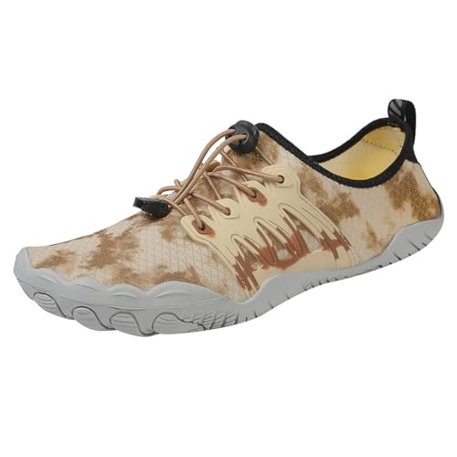 EMAlusher Barfuss Schuhe Herren, Wasserschuhe Damen, Schnell Trocknend Badeschuhe Mit rutschfest Sohle Wasserschuhe Atmungsaktiv Fitnessschuhe Unisex Surfschuhe Yoga Zehenschuhe Poolschuhe von EMAlusher