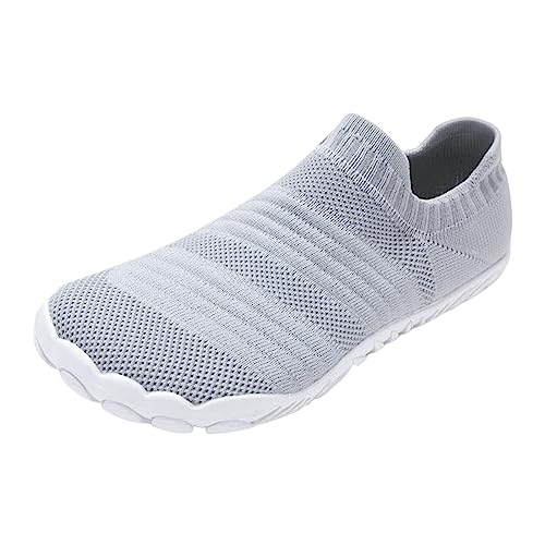 EMAlusher Barfuss Schuhe Herren, Wasserschuhe Damen Schwarz, Schnell Trocknend Badeschuhe Mit rutschfest Sohle Wasserschuhe Atmungsaktiv Fitnessschuhe Unisex Surfschuhe Yoga Strandschuhe Wandern von EMAlusher