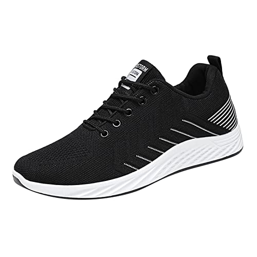 Freizeitschuhe Herren Leder, Jogging Schuhe, Mesh Atmungsaktiv Komfortabel Walkingschuhe Outdoors Laufschuhe Soft Sole Freizeitschuhe Trendy Turnschuhe Fitnessschuhe Joggingschuhe von EMAlusher